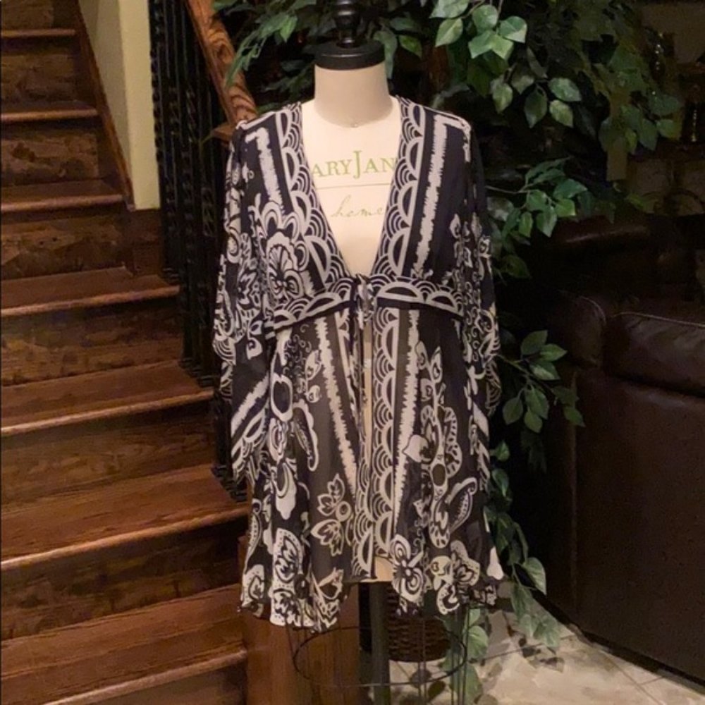 Coldwater creek long top/Bathing suit cover-up